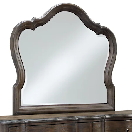 Mirror with Camelback Top